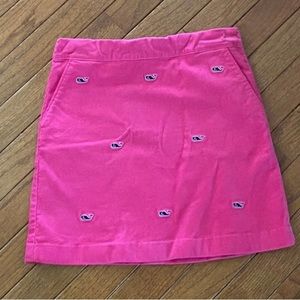 Vineyard Vines ~ girls pink corduroy skirt ~ size 8 ~ worn once